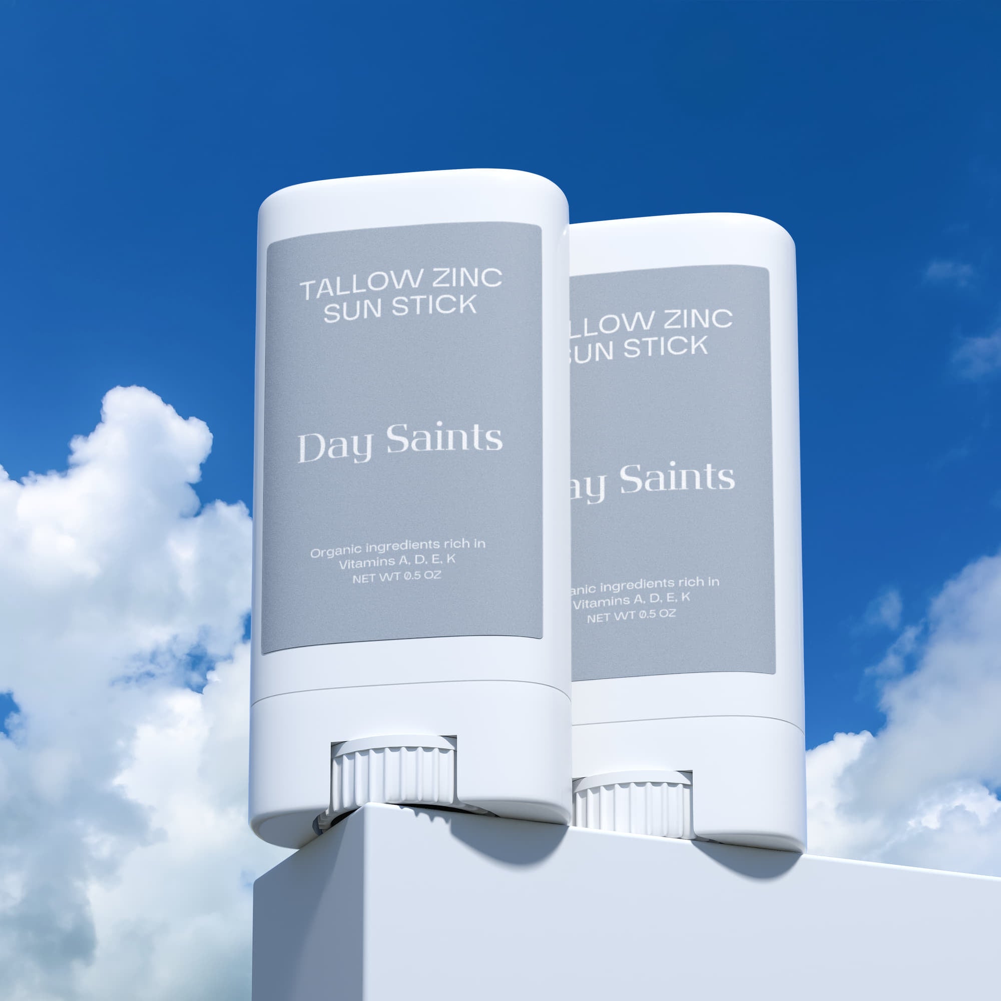 2 Pack Tallow Zinc Sun Stick